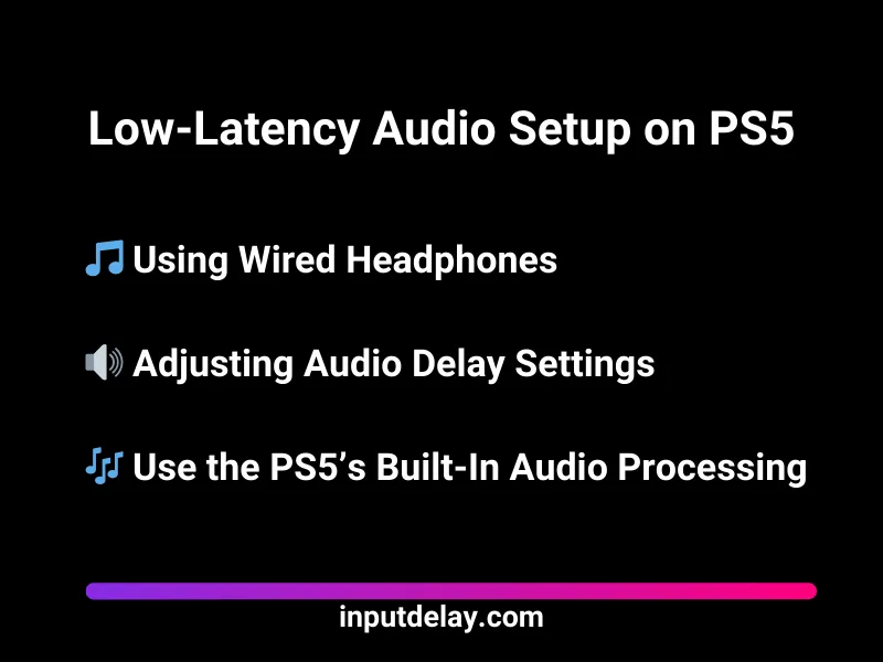 Best low-latency audio settings to reduce input lag on PS5