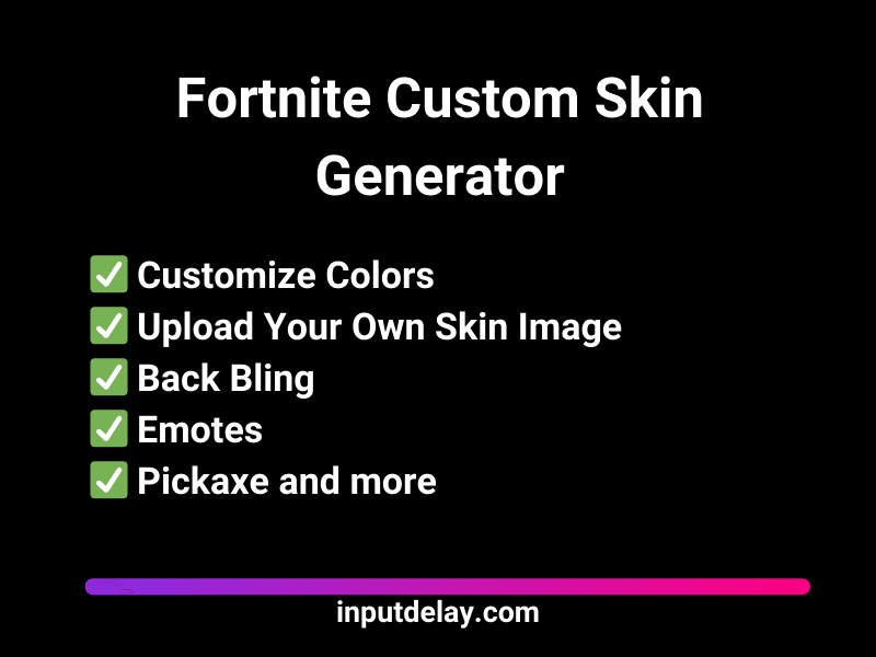 Fortnite Custom Skin Generator showcasing unique character skin customization options